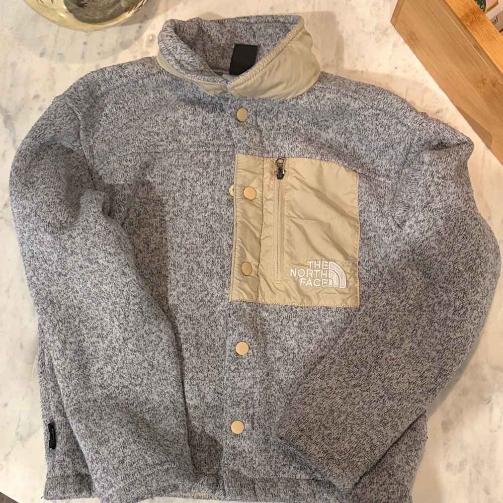 The North Face Heather Gray and Beige